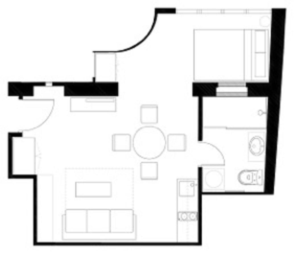 Apartmán Optimist No.1 Bělehrad Pokoj fotografie